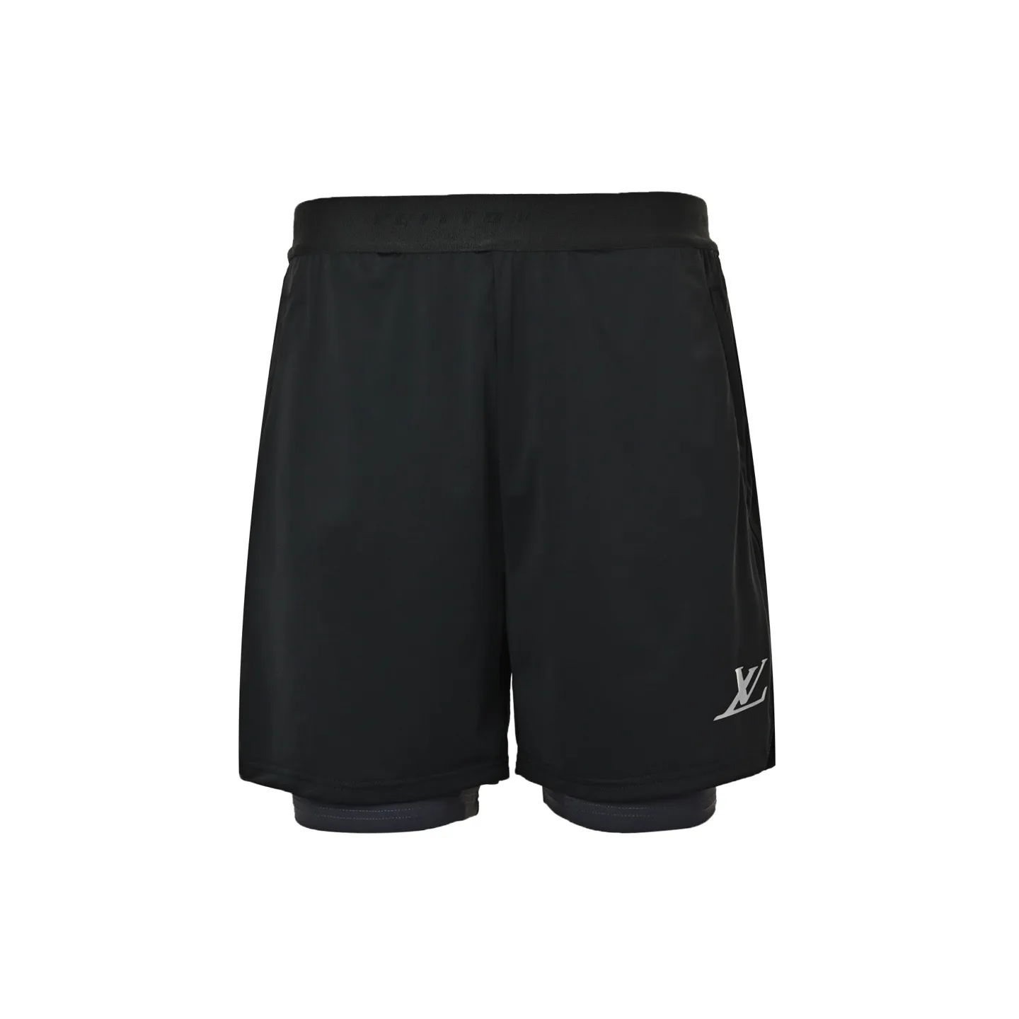 Louis Vuitton/Louis Vuitton logo printed double shorts